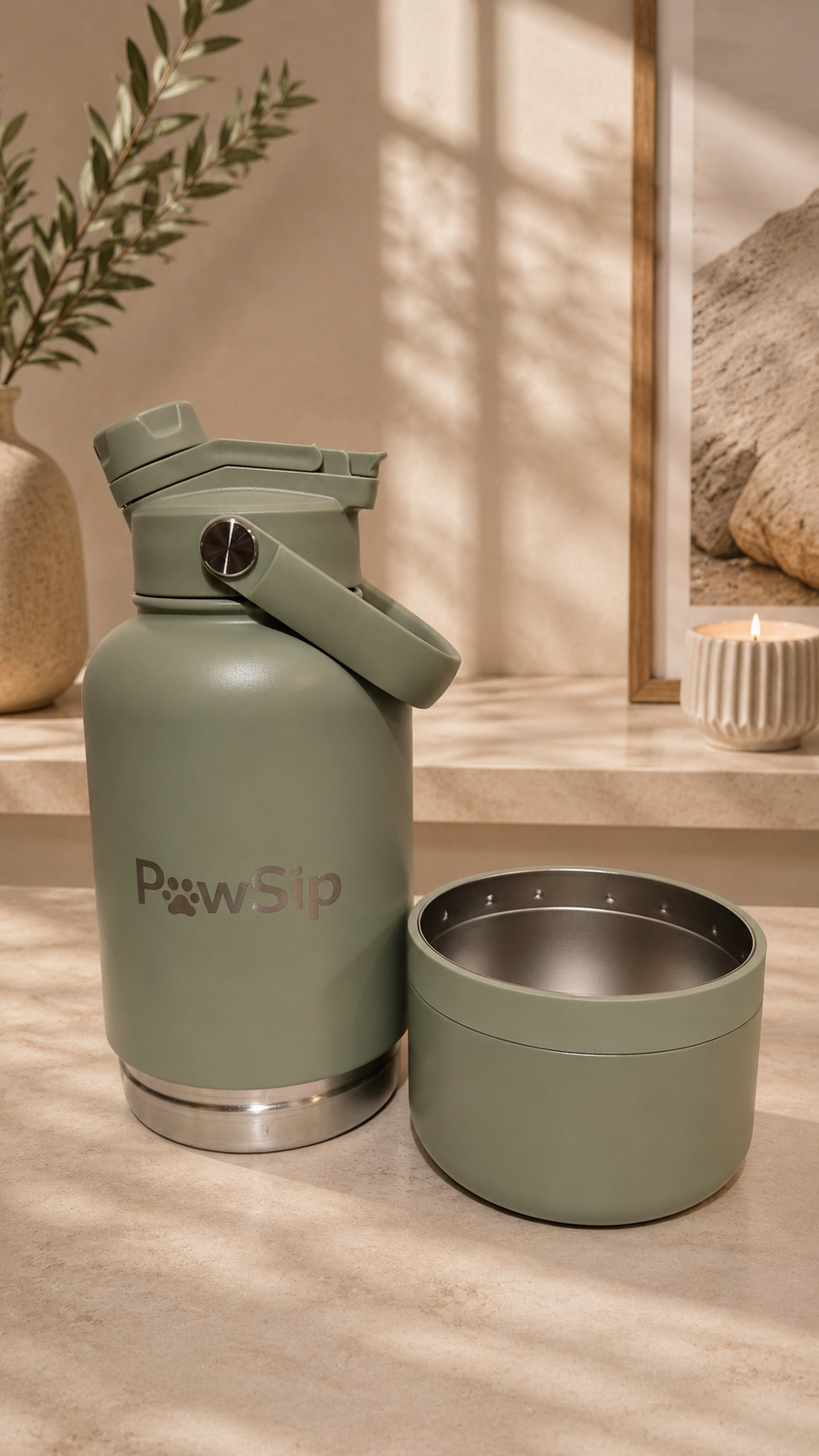 Nude PawSip Hydration Bottle